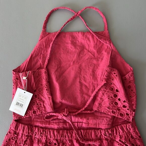 NWT Andie The Roatan Midi Dress - Eyelet - Rosette Size M - Picture 6 of 11